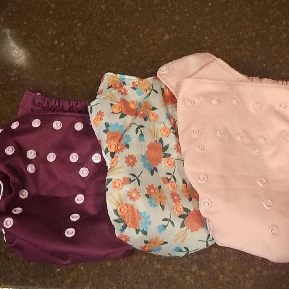 Three Smartbottom diapers